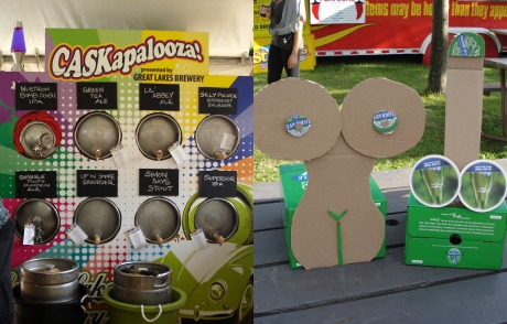 tfob2009 LEFT: One of the few reasons that Toronto's Festival of Beer doesn't completely suck - RIGHT: Two of the many, many reasons that it mostly does suck
