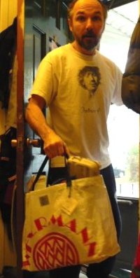 George shows off some of his CRAP